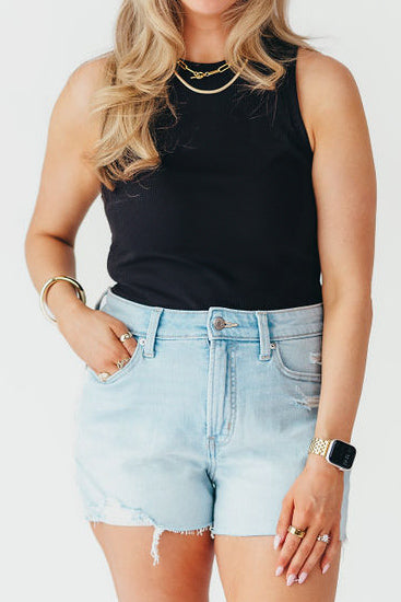 Modest Tank Bodysuit | Black | FINAL SALE