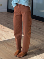 Onset Cropped Barrel Pants | Cocoa