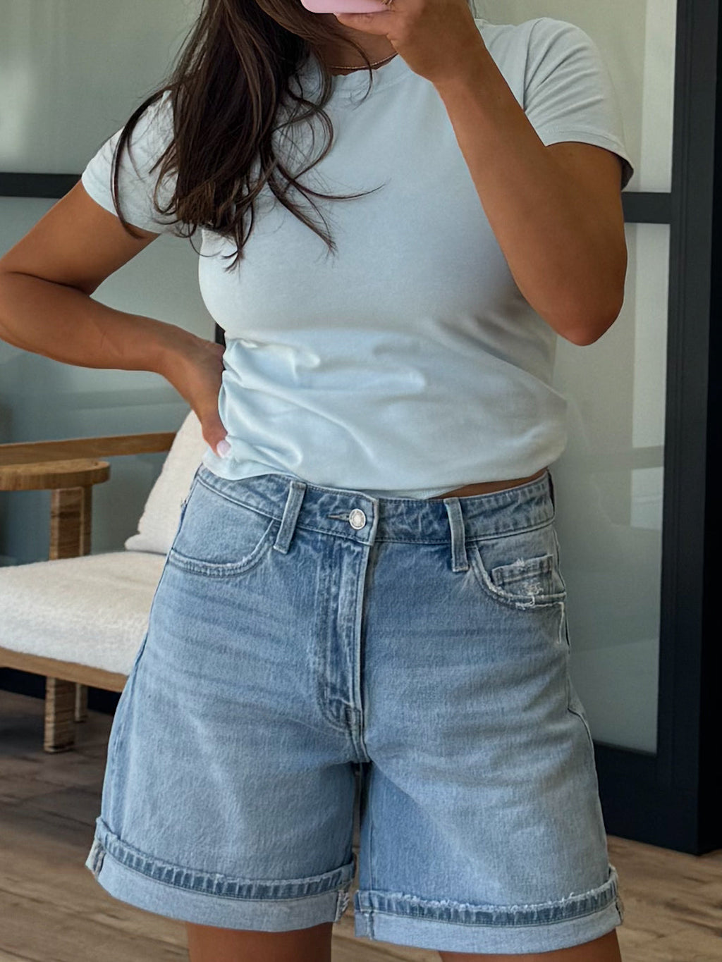 In Motion Tee | Pale Blue