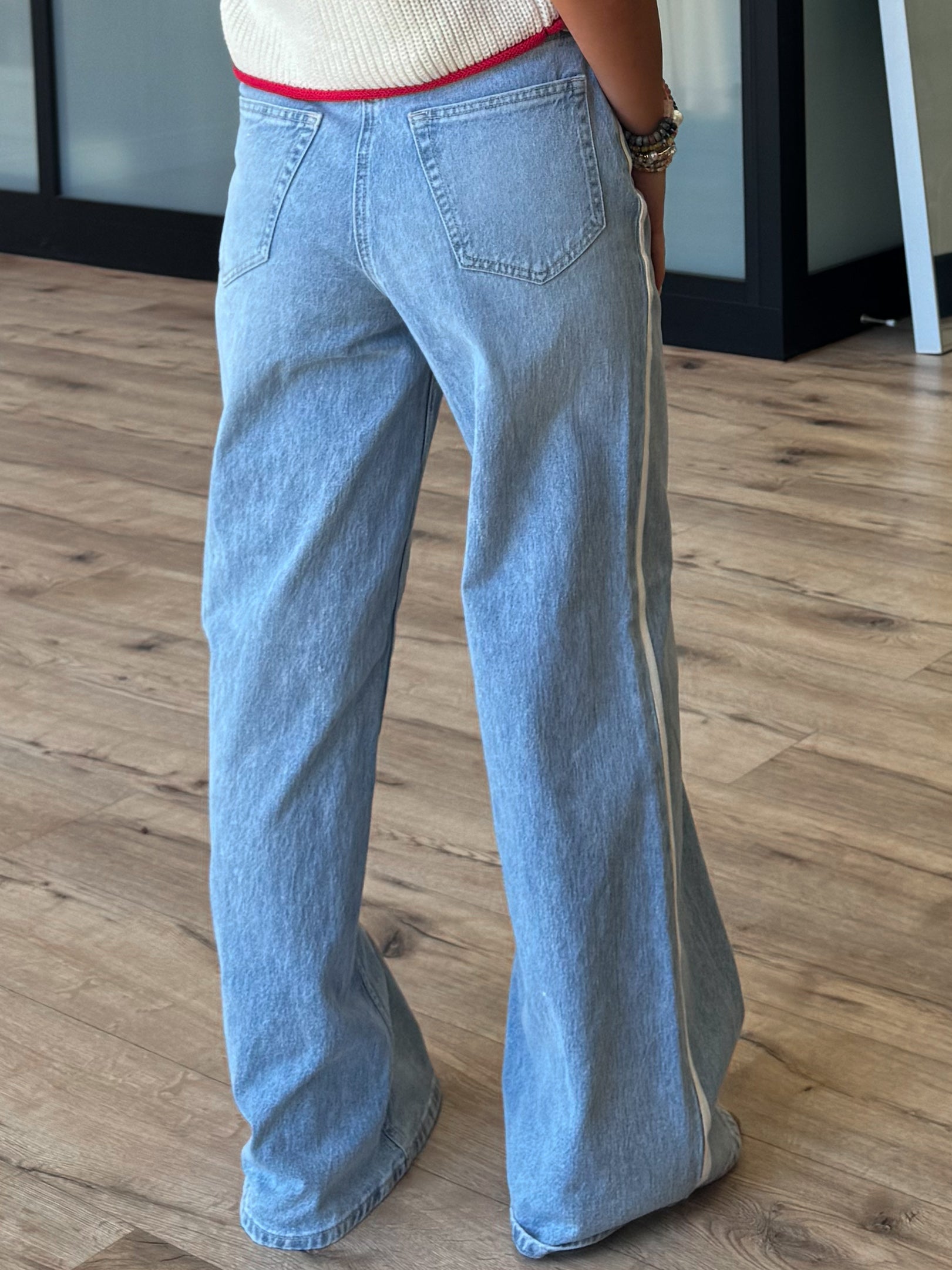 Sideline Wide Leg Jeans | RESTOCK