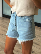 Conley Denim Shorts | Medium Wash | +Plus Available