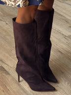 Lexington Knee High Boots | Chocolate | RESTOCK