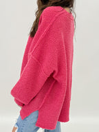 Lev Textured Sweater | Watermelon | +Plus Available | RESTOCK