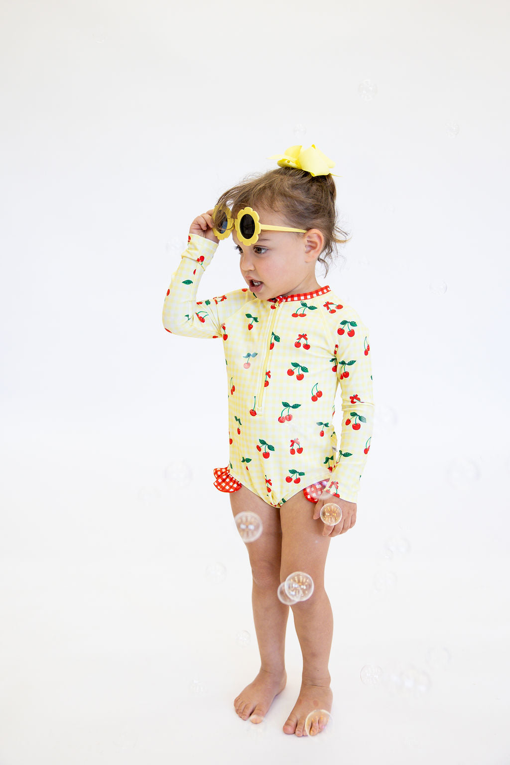 Very Cherry One-Piece Swimsuit | Tiny Talulah | FINAL SALE