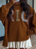 "TRICK" Patches Pullover