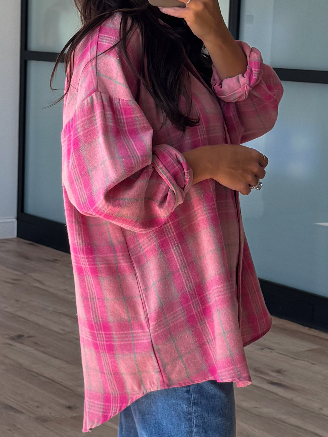 Rosy Ridge Plaid Button-Down | +Plus Available