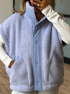 Scout Fleece Vest | Periwinkle | +Plus Available