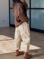 Bookclub Oversized Sweater | Cocoa | +Plus Available