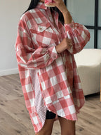 Orchard Plaid Shirt Dress | Cinnamon