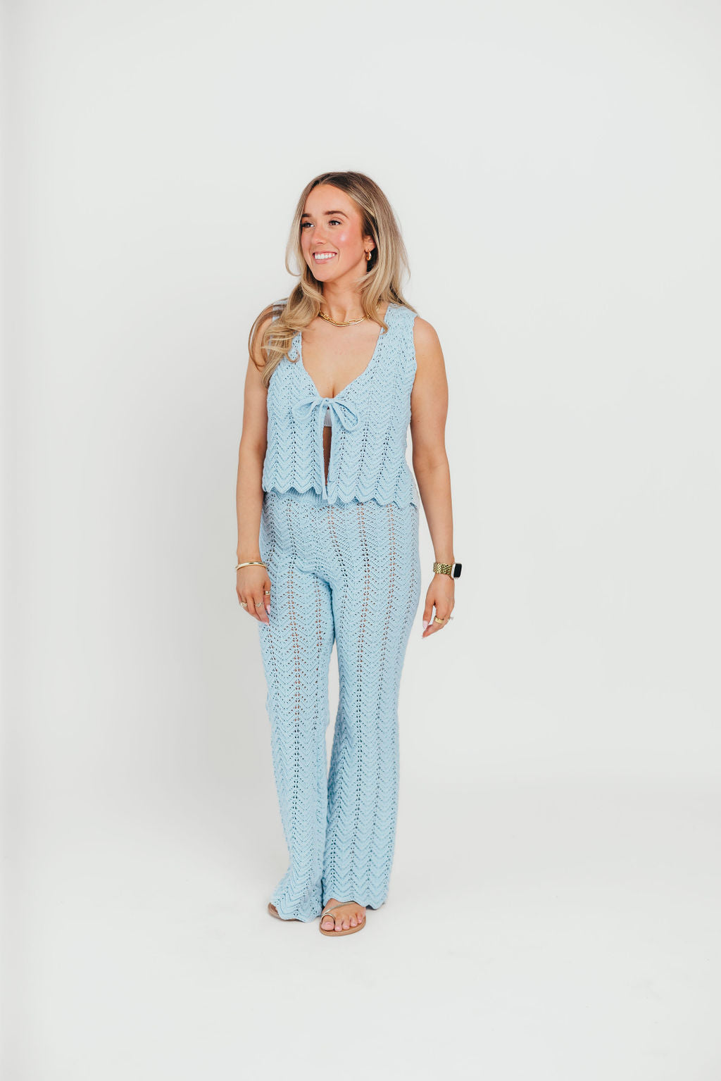 Blue Skies Crochet Pants | FINAL SALE