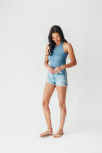 Modest Tank Bodysuit | Slate | FINAL SALE