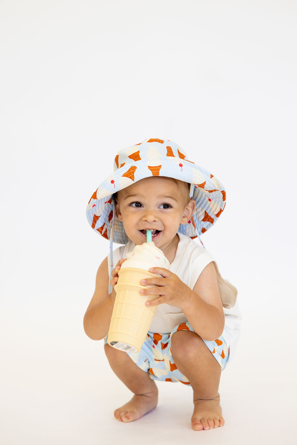 Sugar Cone Swim Trunks | Tiny Talulah | FINAL SALE