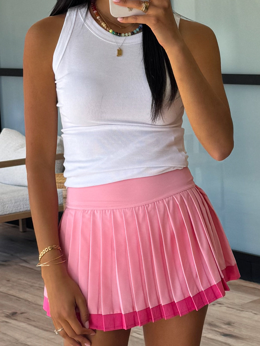 Sport Mode Active Skort | Pink