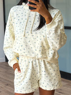 Blue Porch Florals Hoodie | +Plus Available