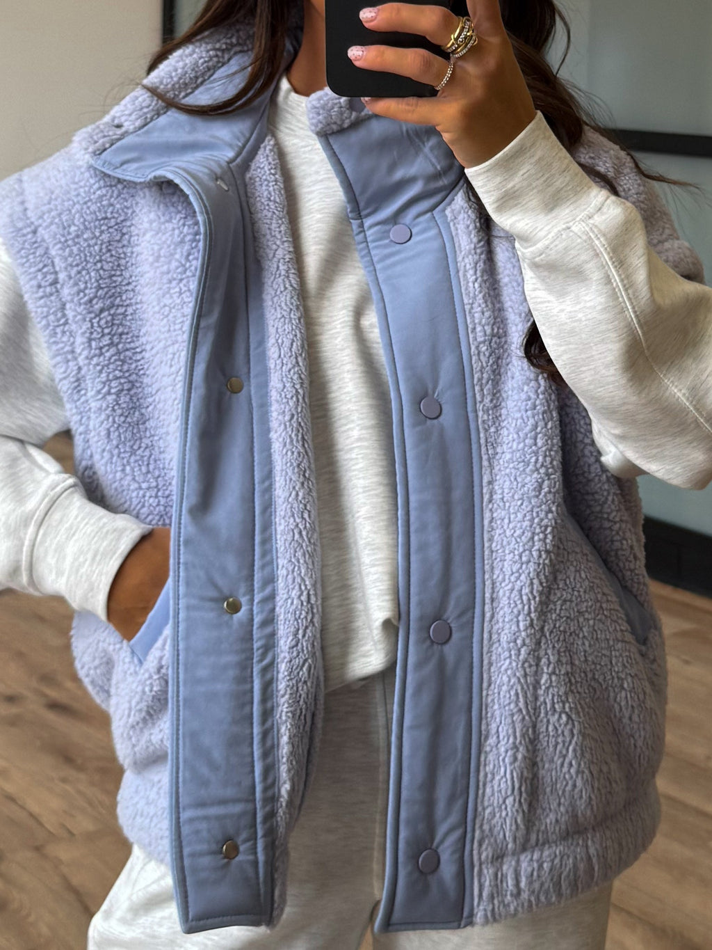 Scout Fleece Vest | Periwinkle | +Plus Available