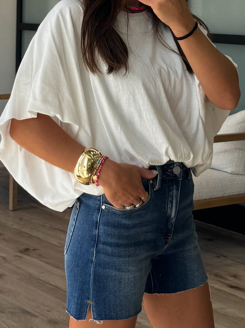 Millie Side Slit Shorts | +Plus Available