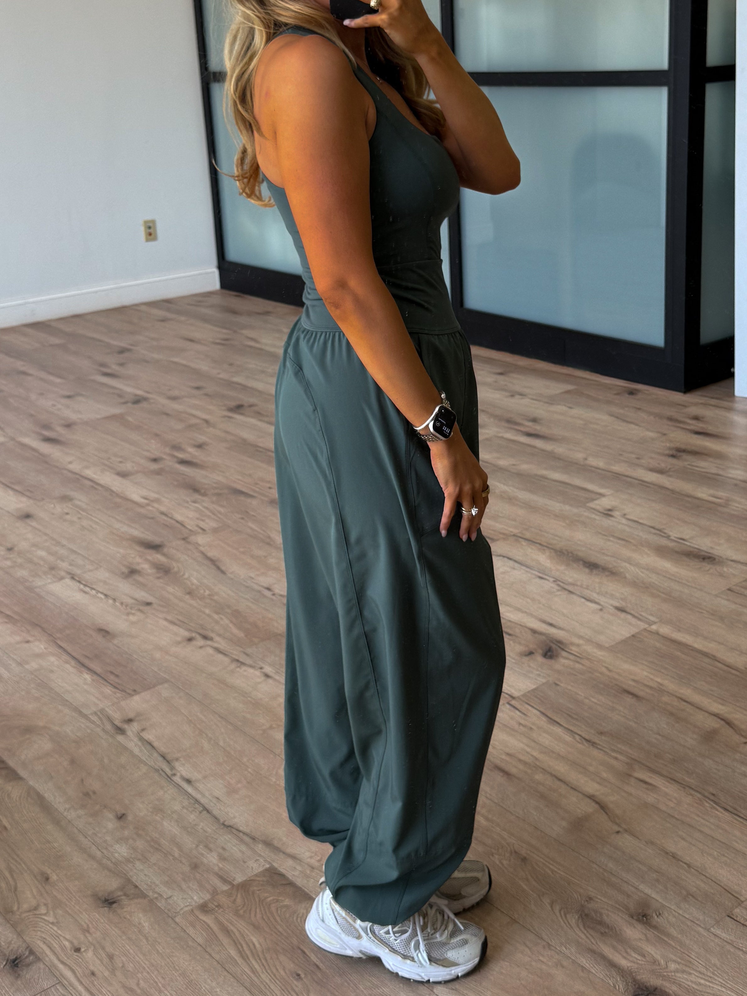 On Track Active Jogger Onesie | Forrest | +Plus Available