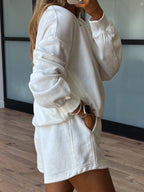 Streetside Lounge Shorts | White