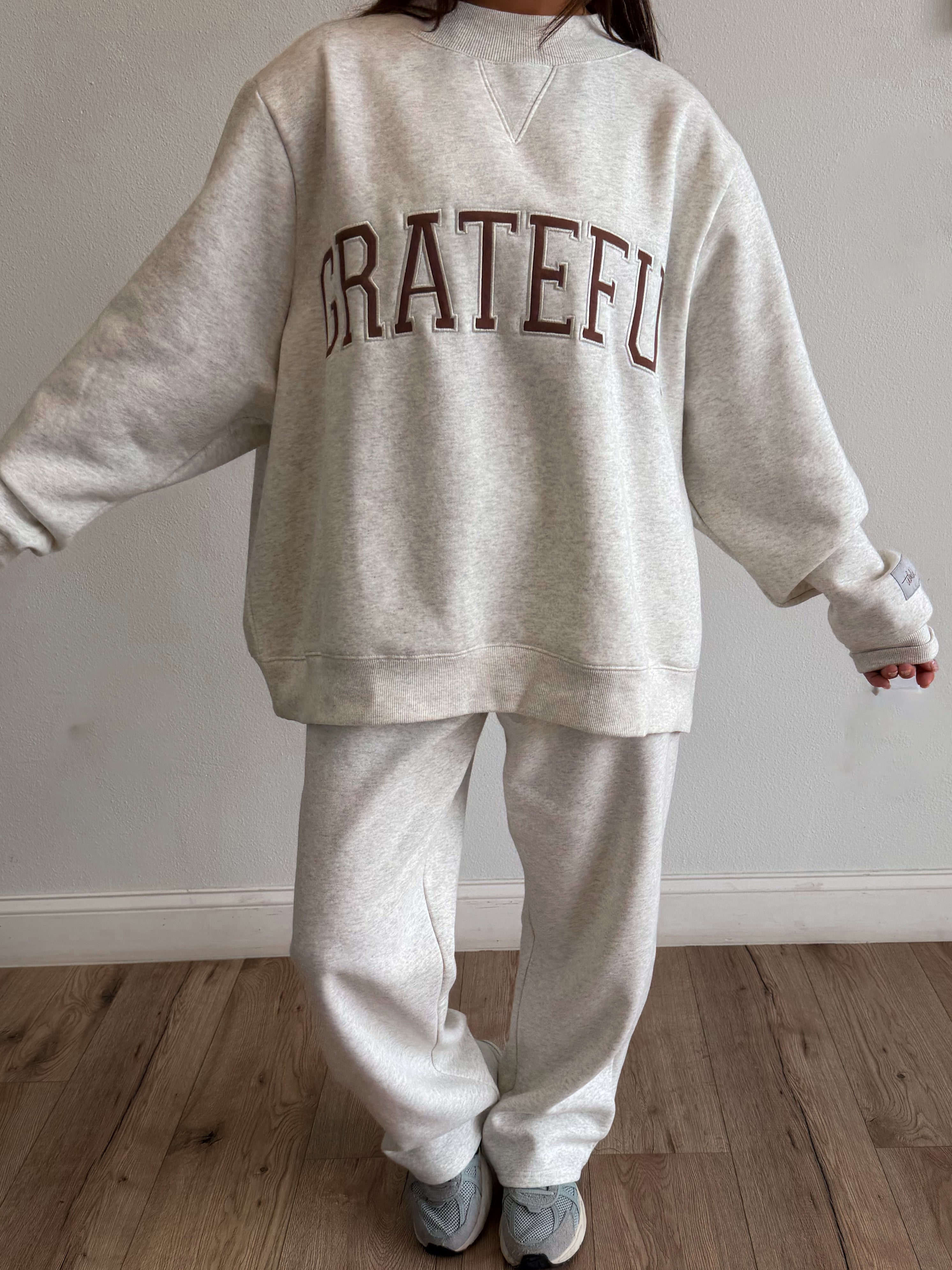 "GRATEFUL" Mock Neck Sweatshirt | +Plus Available