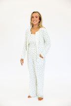 Bamboo Pointelle Women's Lounge Pants | Ivory | +Plus Available