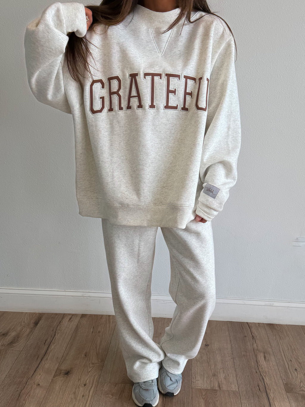 "GRATEFUL" Mock Neck Sweatshirt | +Plus Available
