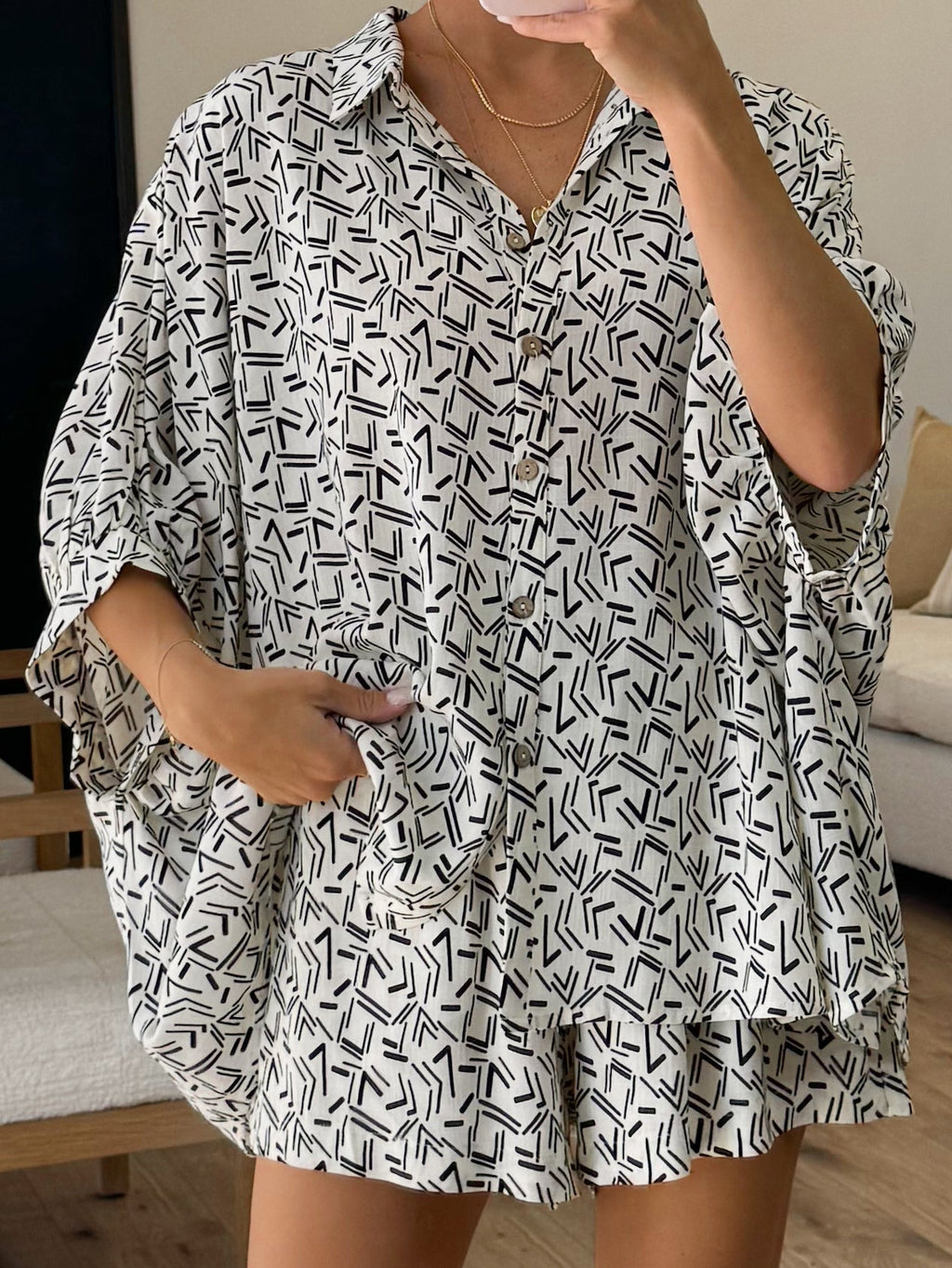 Dreamscape Swing Top | Ivory | FINAL SALE