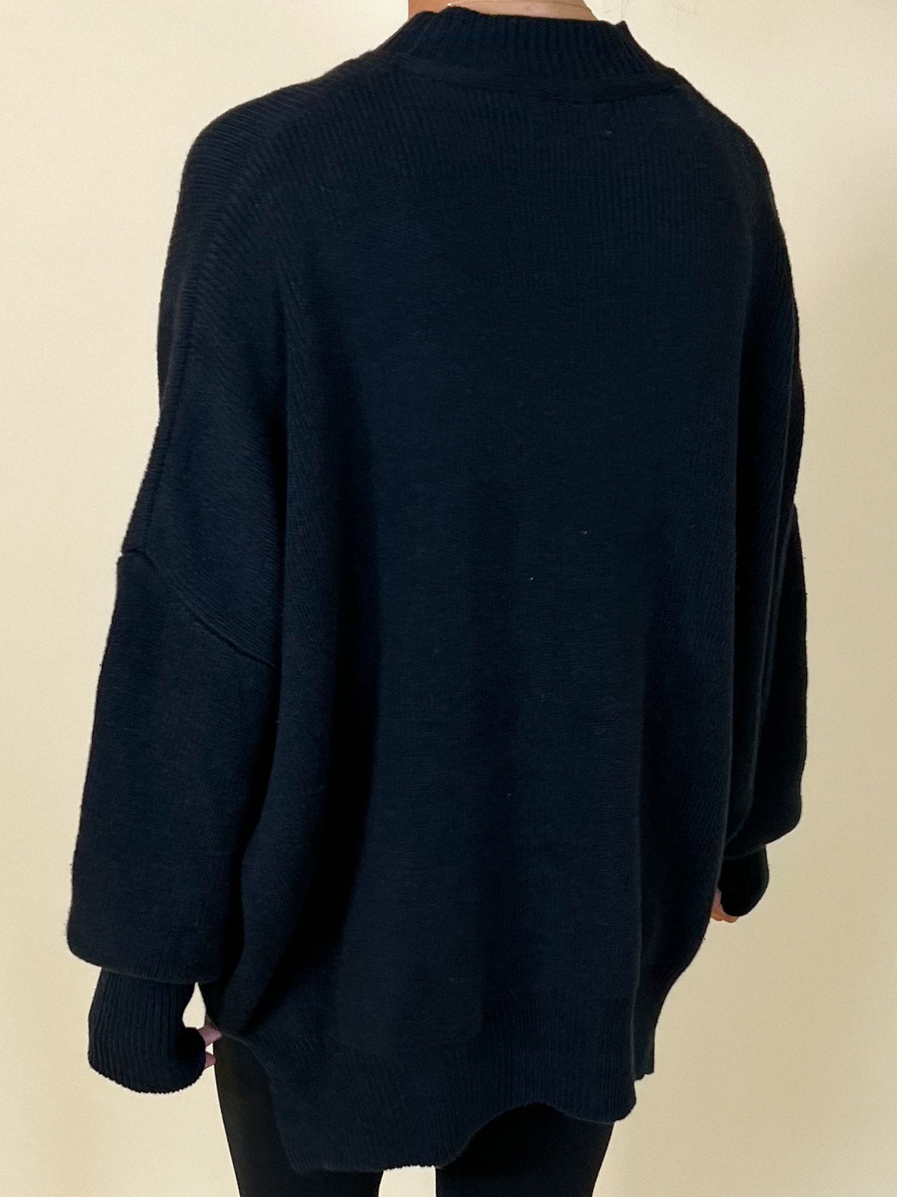 Bookclub Oversized Sweater | Black | +Plus Available | RESTOCK