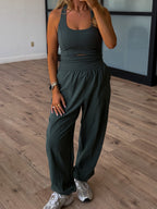 On Track Active Jogger Onesie | Forrest | +Plus Available