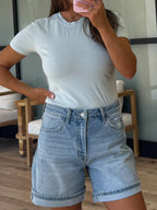 In Motion Tee | Pale Blue