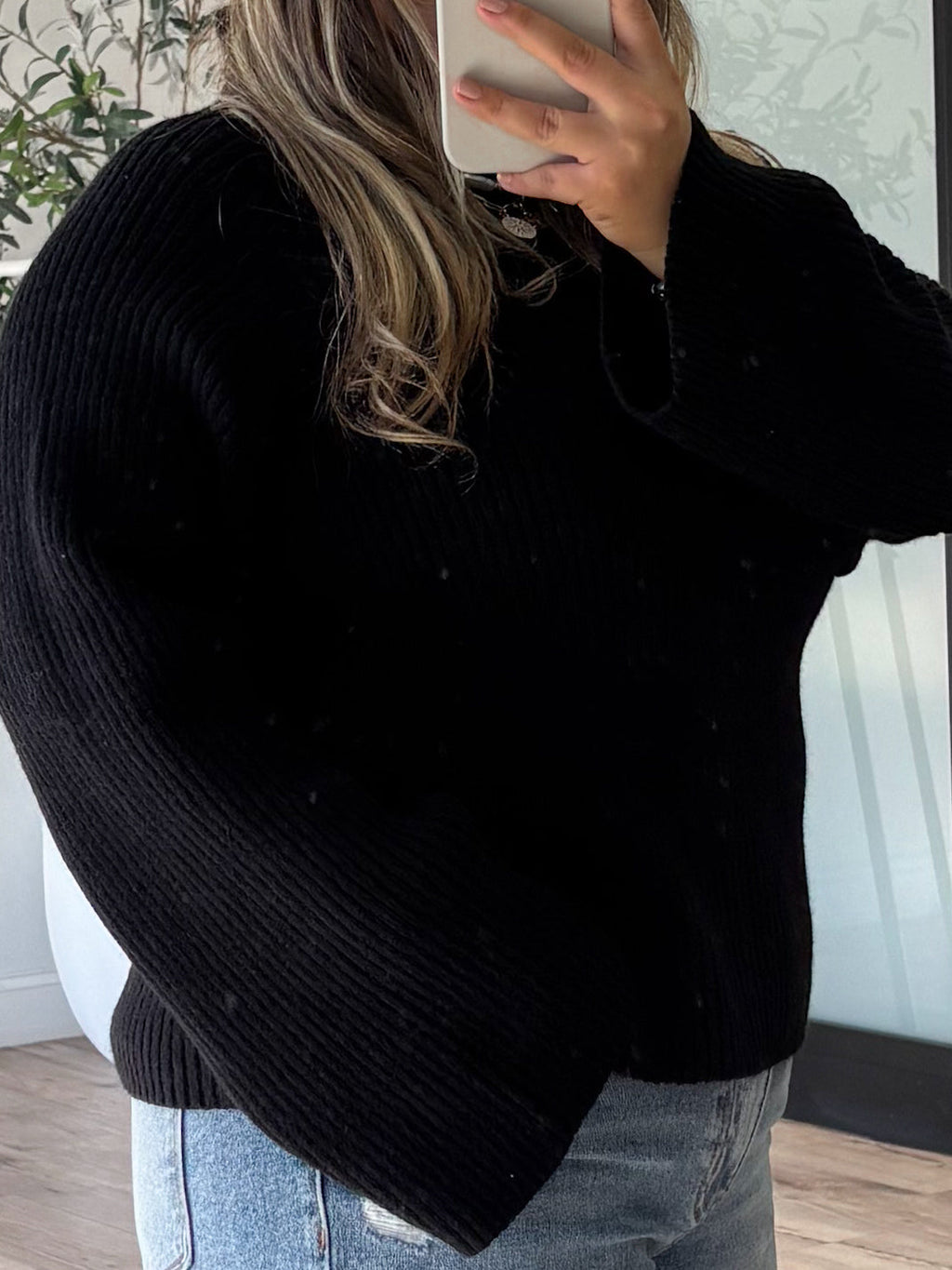 Emerson Bell Sleeve Sweater | Black | FINAL SALE