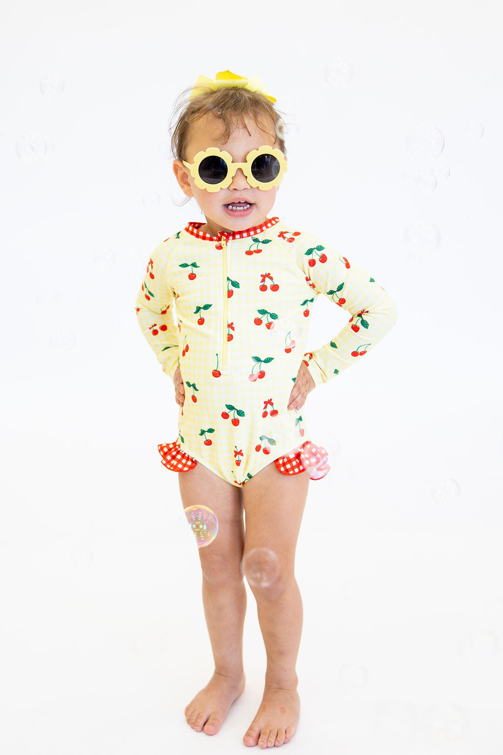 Very Cherry One-Piece Swimsuit | Tiny Talulah | FINAL SALE