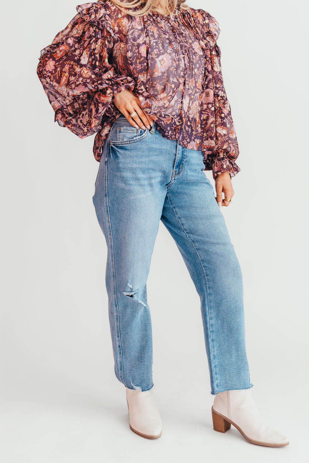 Cooper Crop Flare Jeans | FINAL SALE