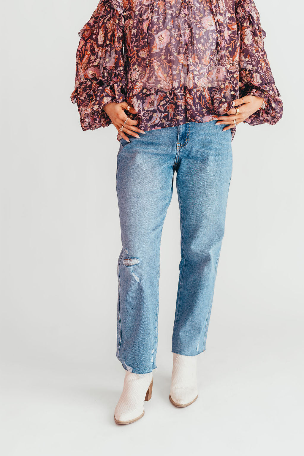 Cooper Crop Flare Jeans | FINAL SALE