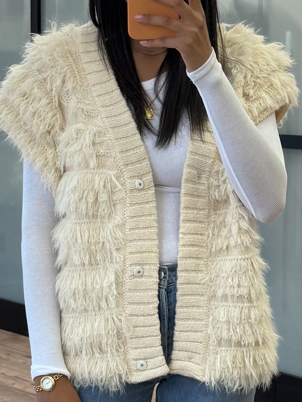 Aspen Shaggy Vest | FINAL SALE