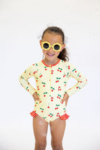 Very Cherry One-Piece Swimsuit | Tiny Talulah | FINAL SALE