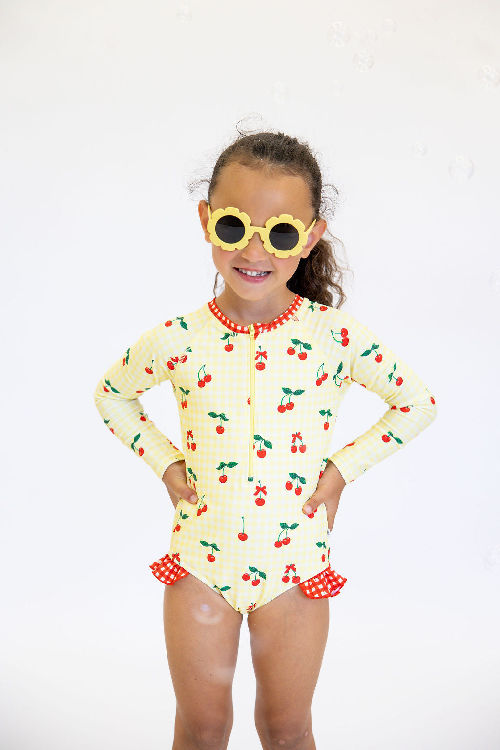 Very Cherry One-Piece Swimsuit | Tiny Talulah | FINAL SALE