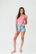 Afterglow Tank Bodysuit | Bubblegum | FINAL SALE