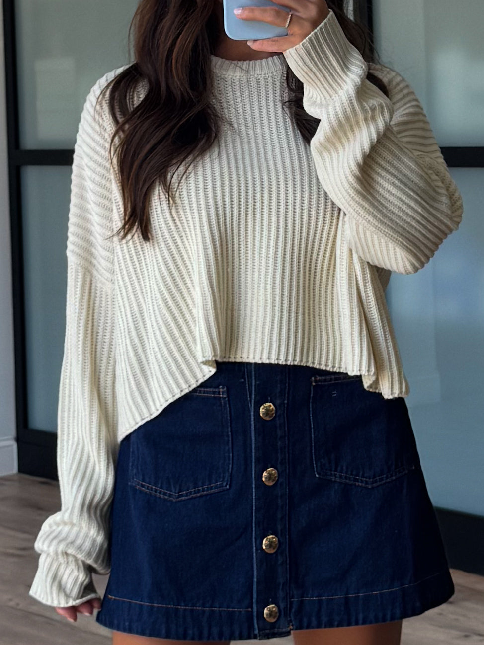 Maye Utility Denim Skirt