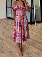 Stella Floral Smocked Dress