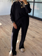 At Your Leisure Lounge Pants | Black | RESTOCK | FINAL SALE