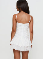 Rothea Mini Dress White Brodierie