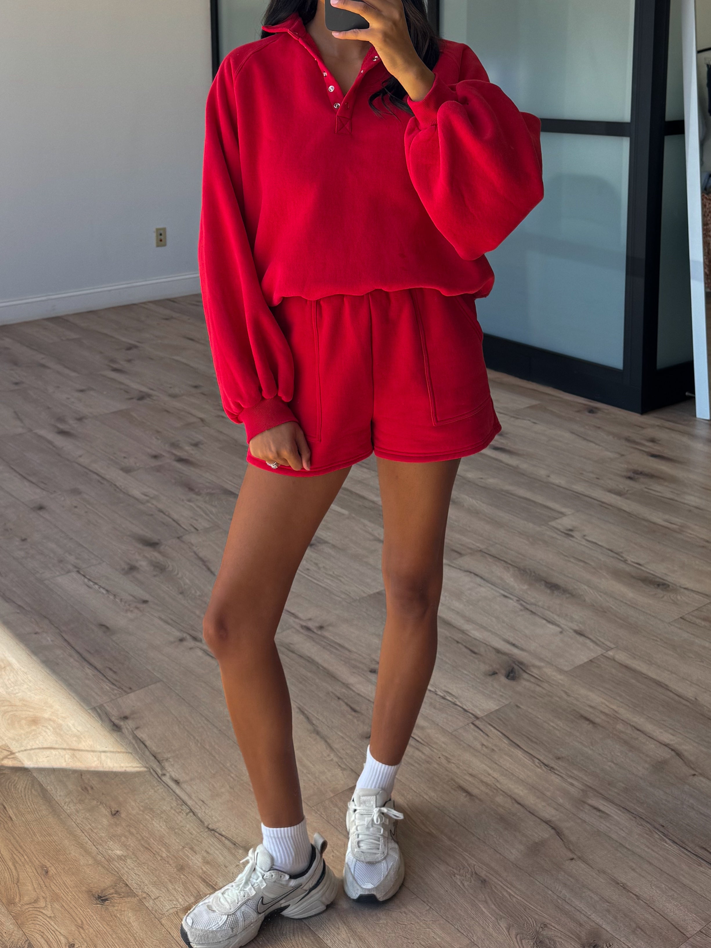 The Vintage Lounge Shorts | Cherry