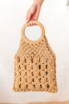 Wooden Handle Braided Bag | FINAL SALE
