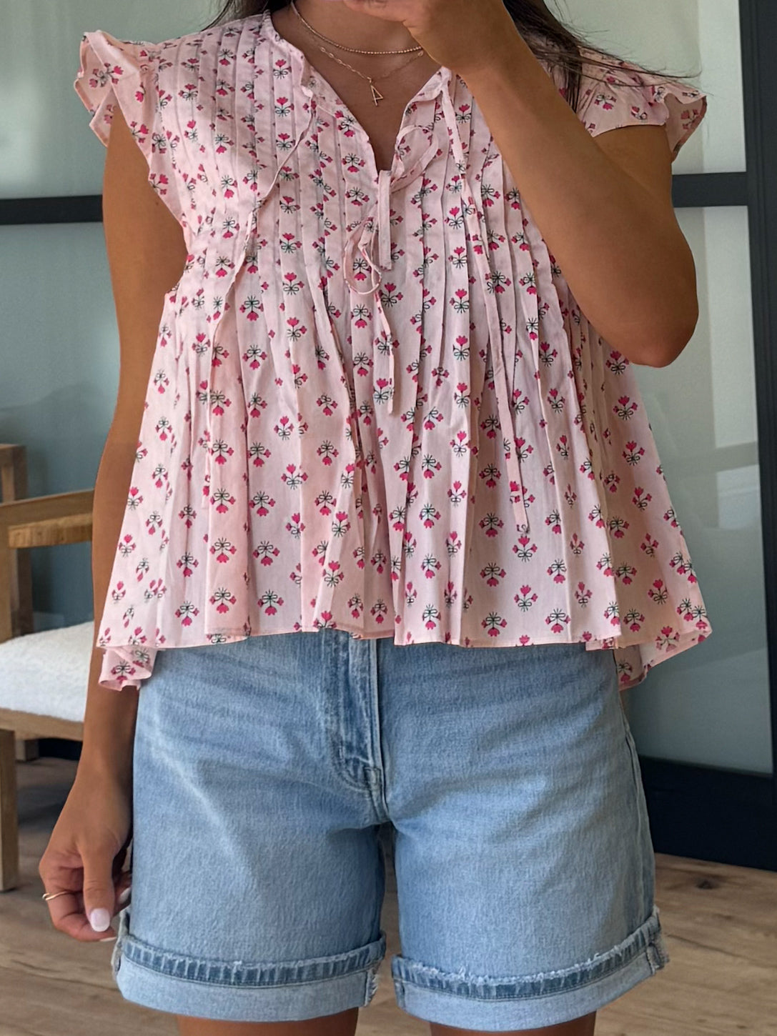 First Impression Flutter Top | Pink | +Plus Available | FINAL SALE