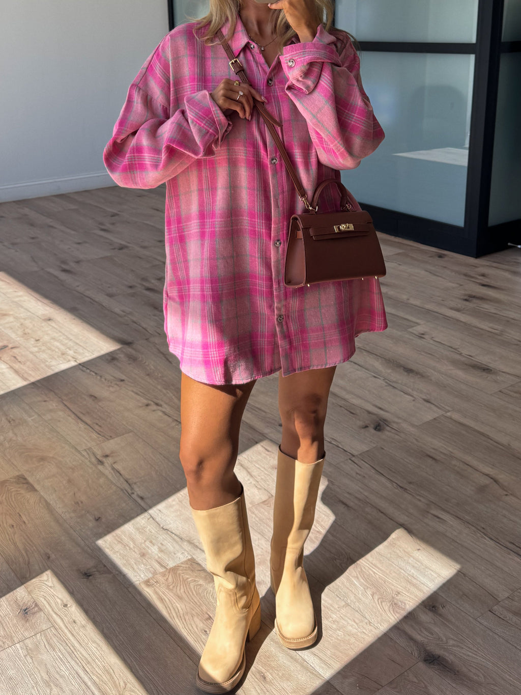 Rosy Ridge Plaid Button-Down | +Plus Available