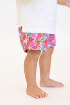 Wild Poppy Swim Trunks | Tiny Talulah | FINAL SALE