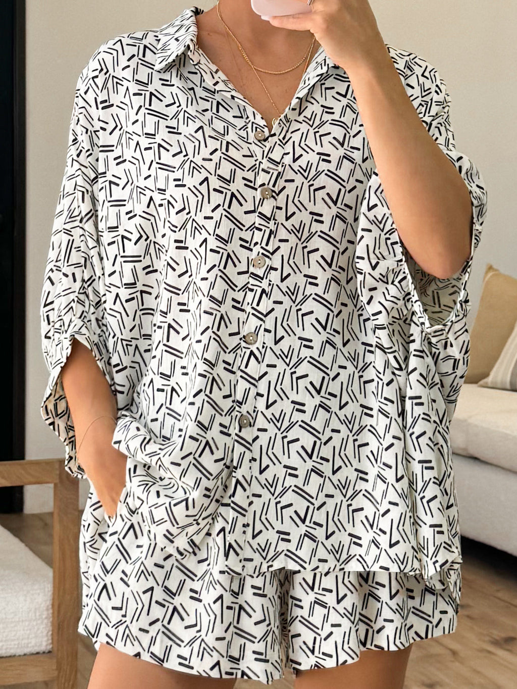 Dreamscape Swing Top | Ivory | FINAL SALE