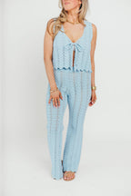 Blue Skies Crochet Pants | FINAL SALE