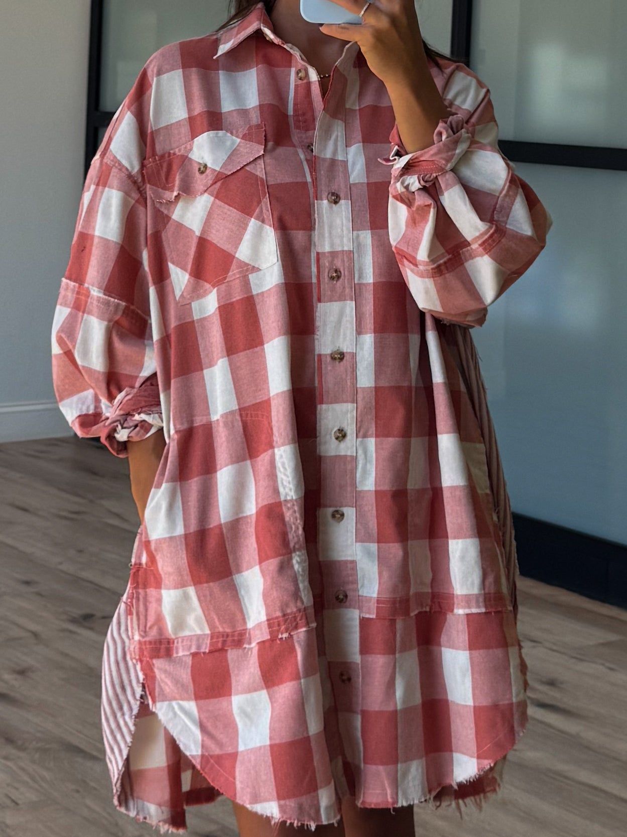Orchard Plaid Shirt Dress | Cinnamon