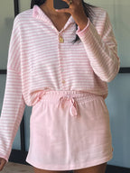 Britton Terry Knit Skort | Blush